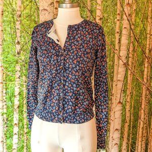 Like New Lightweight Floral Cardigan